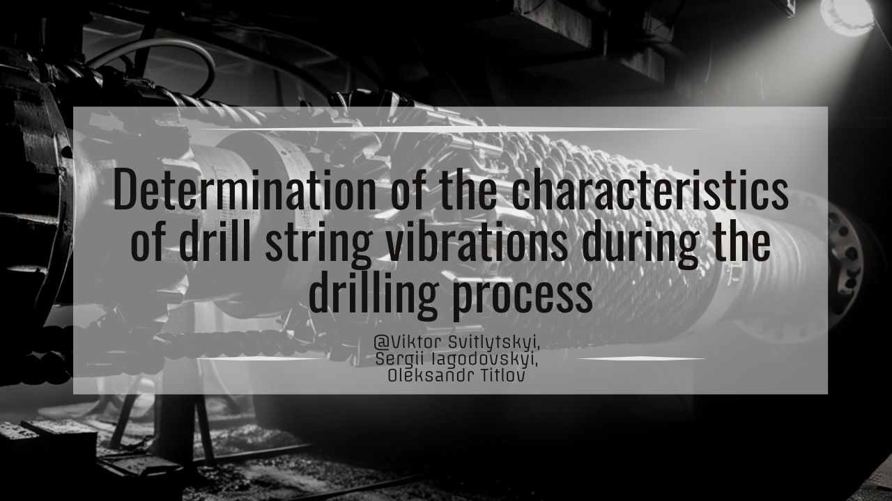 Determination of the characteristics of drill string vibrations during the drilling process