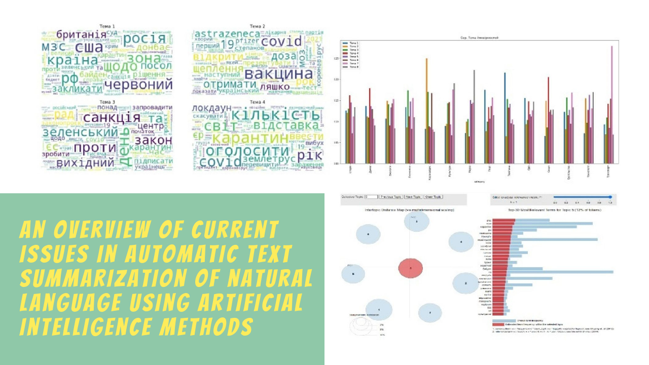 An overview of current issues in automatic text summarization of natural language using artificial intelligence methods