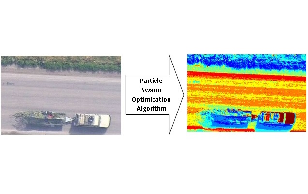 Development of an image segmentation method from unmanned aerial vehicles based on the particle swarm optimization algorithm
