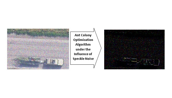 Development of an image segmentation method from unmanned aerial vehicles based on the ant colony algorithm under the influence of speckle noise