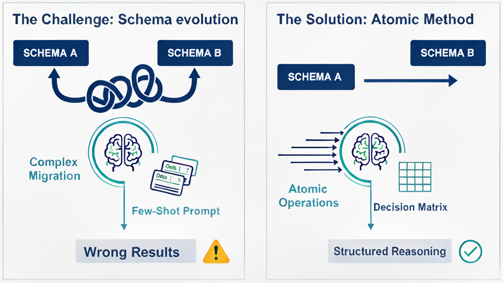 Development of a rule-based LLM prompting method for high-accuracy event-schema evolution