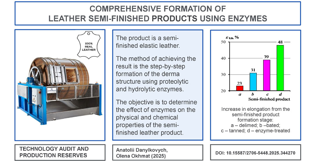 Comprehensive formation of leather semi-finished products using enzymes