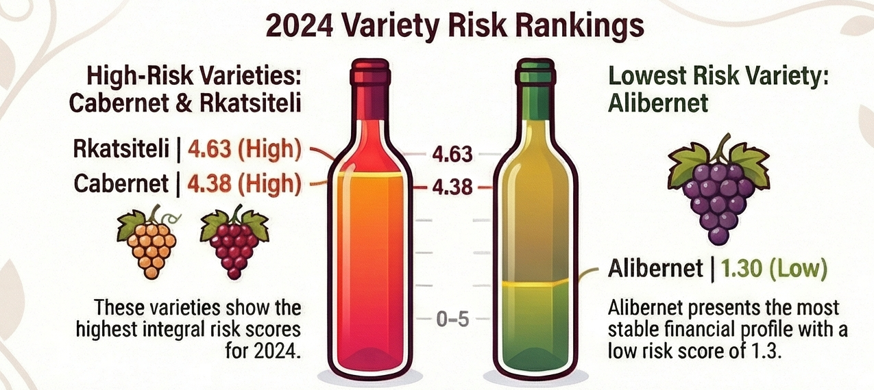 Development of methods for risk-oriented analytical assessment of financial performance of wine-producing enterprises