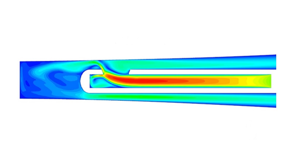 Computer model of study of hydrodynamics of irrigant in dental root canal (an experimental study)