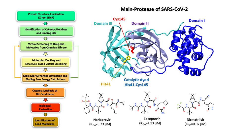 Recent advances in computational drug discovery for therapy against coronavirus SARS-CoV-2