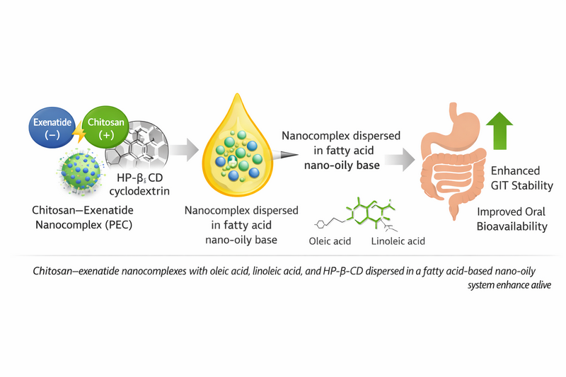 Розробка нанокомплексів хітозан-ексенатид з жирними кислотами для покращеної доставки пептидів
