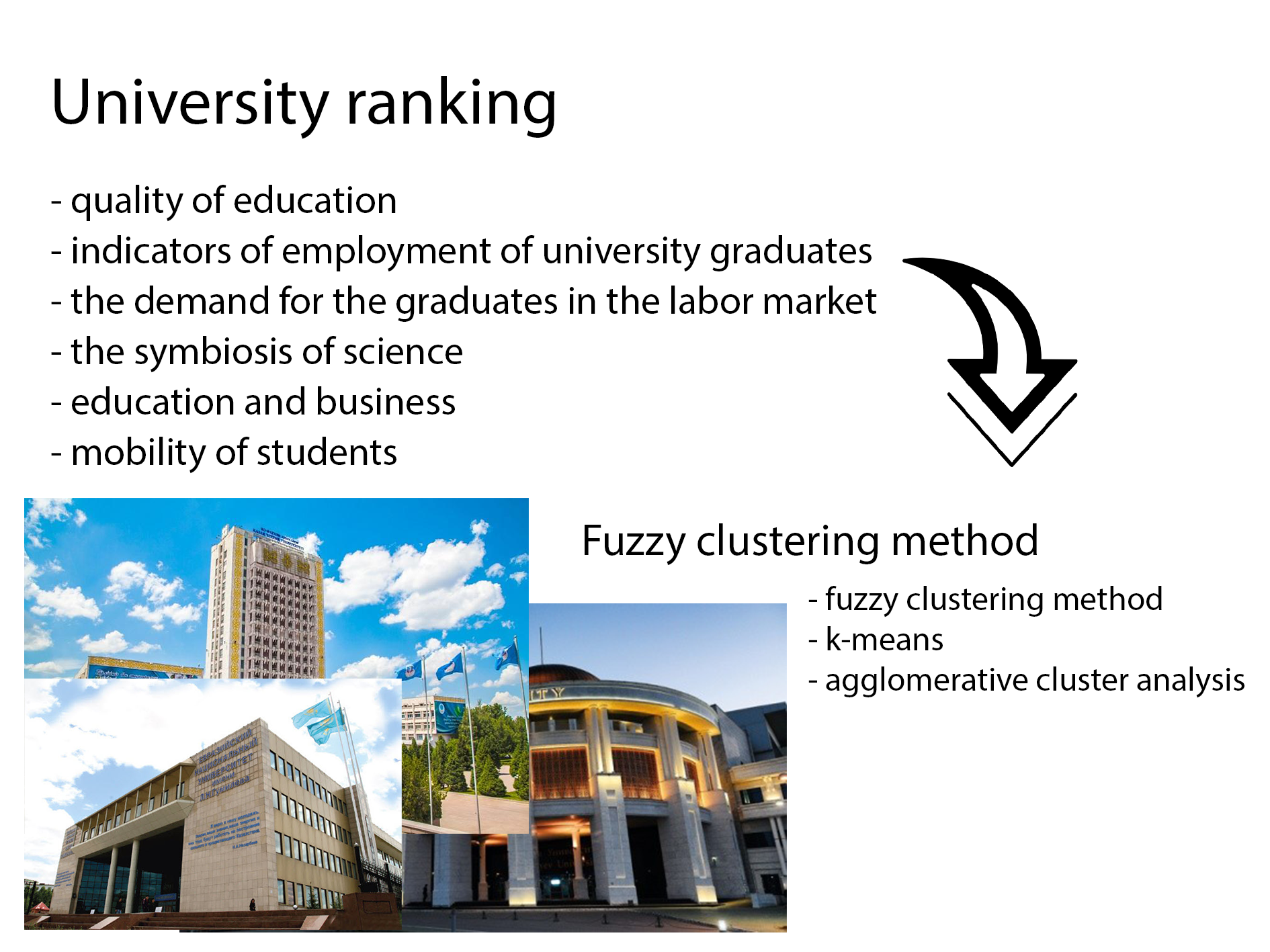 Cluster analysis of the effectiveness of management of higher education institutions 