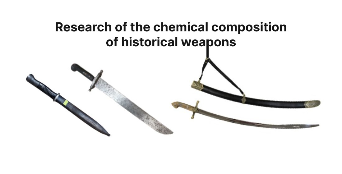 Determining dangerous chemicals on the surface of metallic historical artefacts