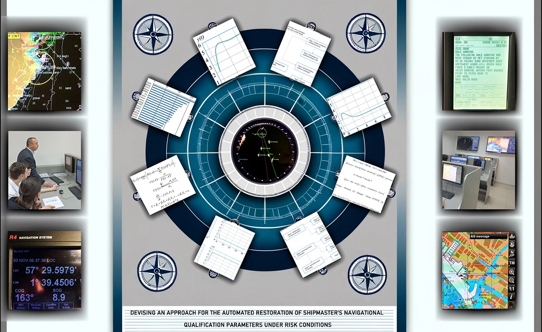 Devising an approach for the automated restoration of shipmaster’s navigational qualification parameters under risk conditions