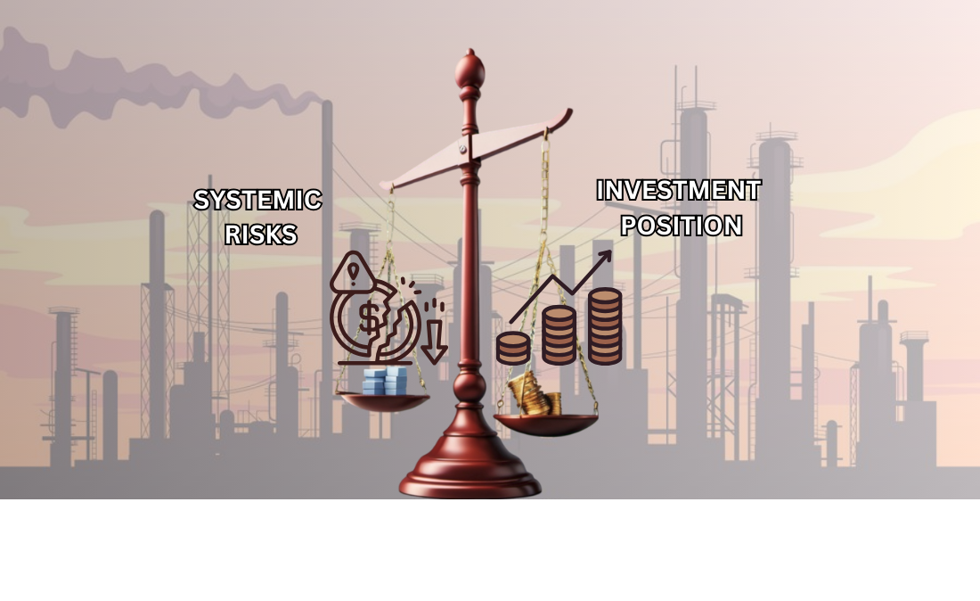 Revealing the influence of systemic risks in the development of enterprises on updating their investment position under entropy conditions