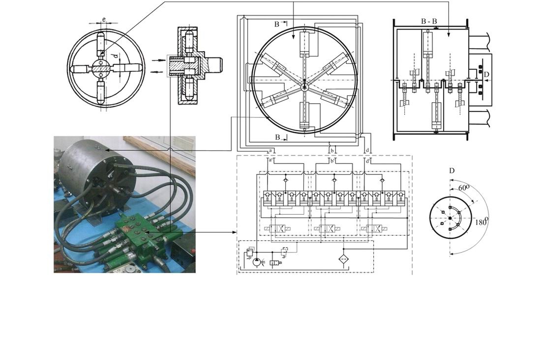 Design of hydraulic motors with rotary shaft movement for driving working equipment in modern machines