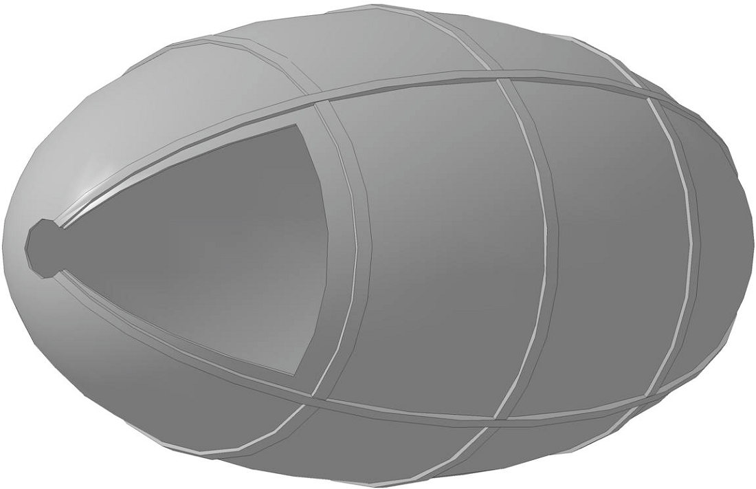 Determining the effect of longitudinal stiffeners on the deformation of multilayer ellipsoidal shells under non-stationary loads