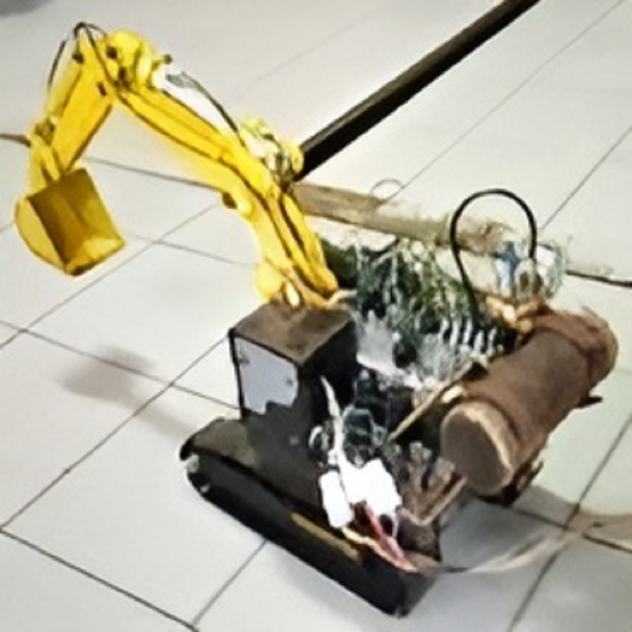 Development of excavator arm movement with wireless control using Bluetooth and the Internet of Things (IoT)