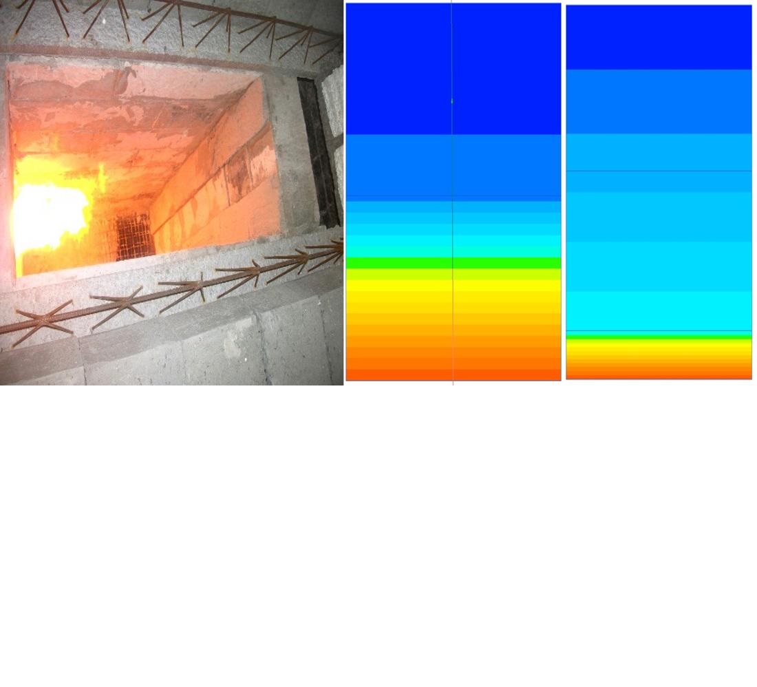 Determining the impact of plastering materials on temperature distribution in lightweight concrete enclosure structures exposed to fire