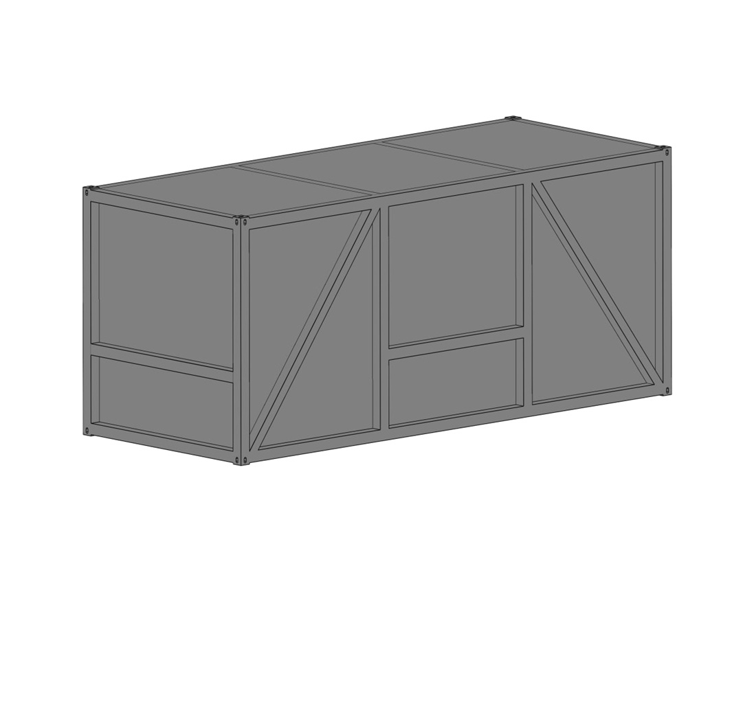 Determining the load on the bearing structure of a flatcar for long cargo in rail-ferry transportation