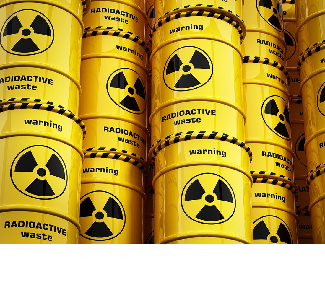 Justification of a dual ventilation system for the complete burial of high-level radioactive waste in spent open mines 