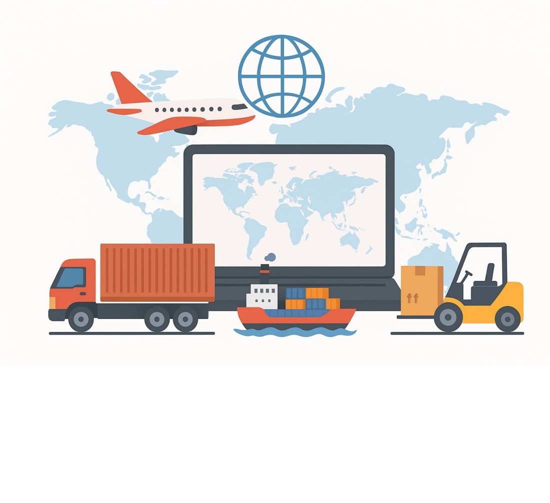 Development of a simulation model of transport enterprise operation when carrying various types of cargo along international routes