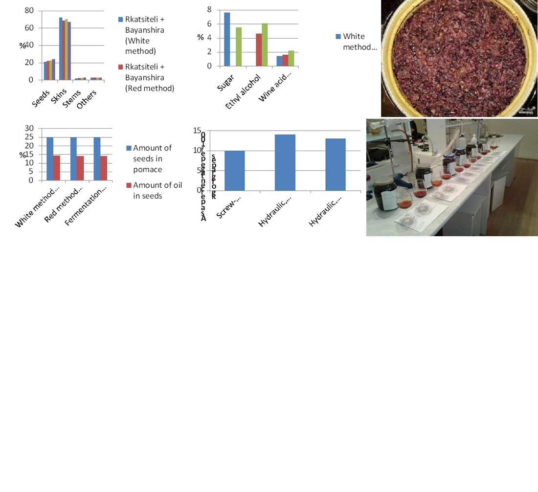 Evaluation of the factors influencing the extraction and composition of biologically active substances from secondary raw materials