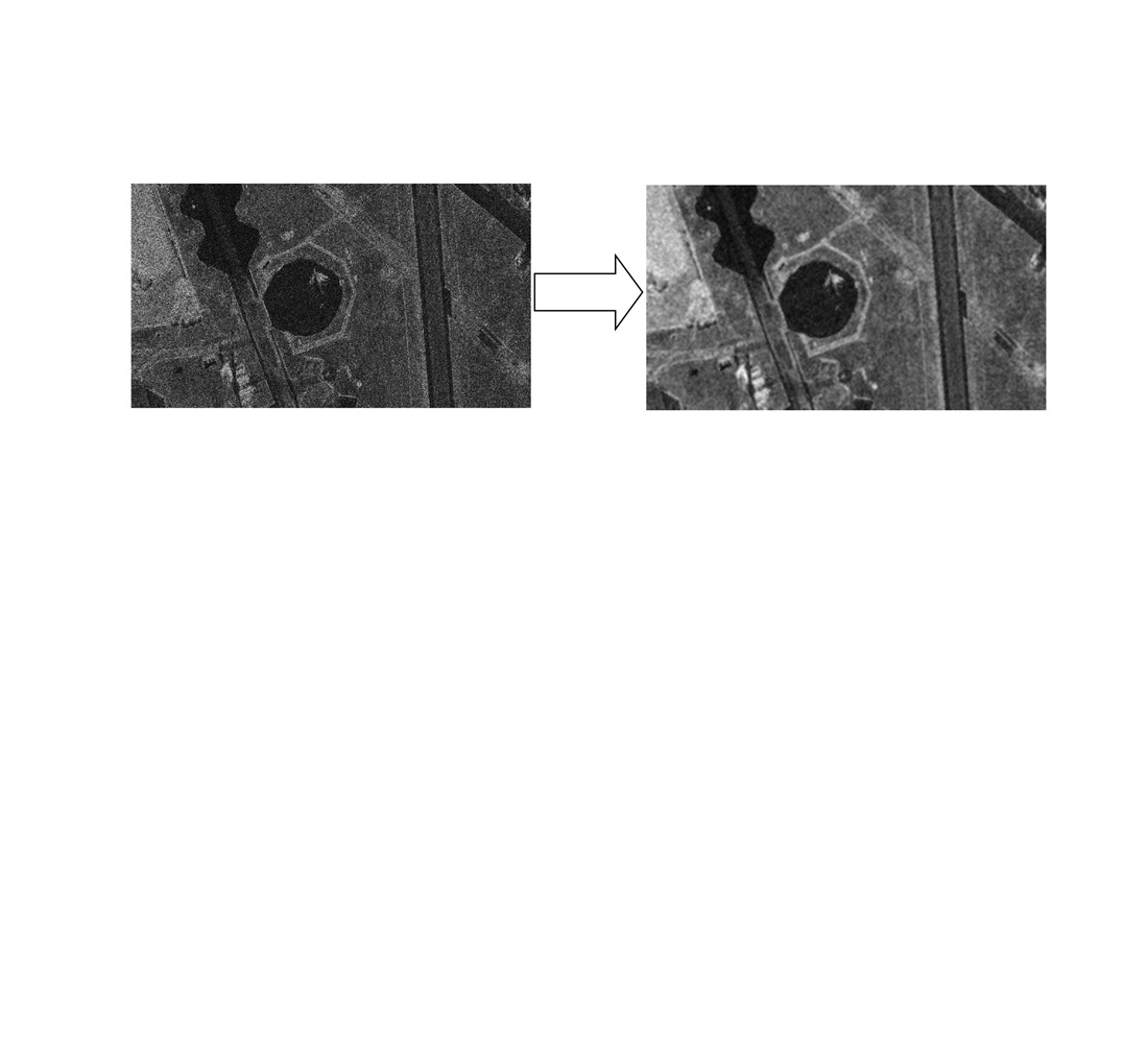Improving a method for filtering images acquired from a space-based radar observation system based on the Kuan algorithm