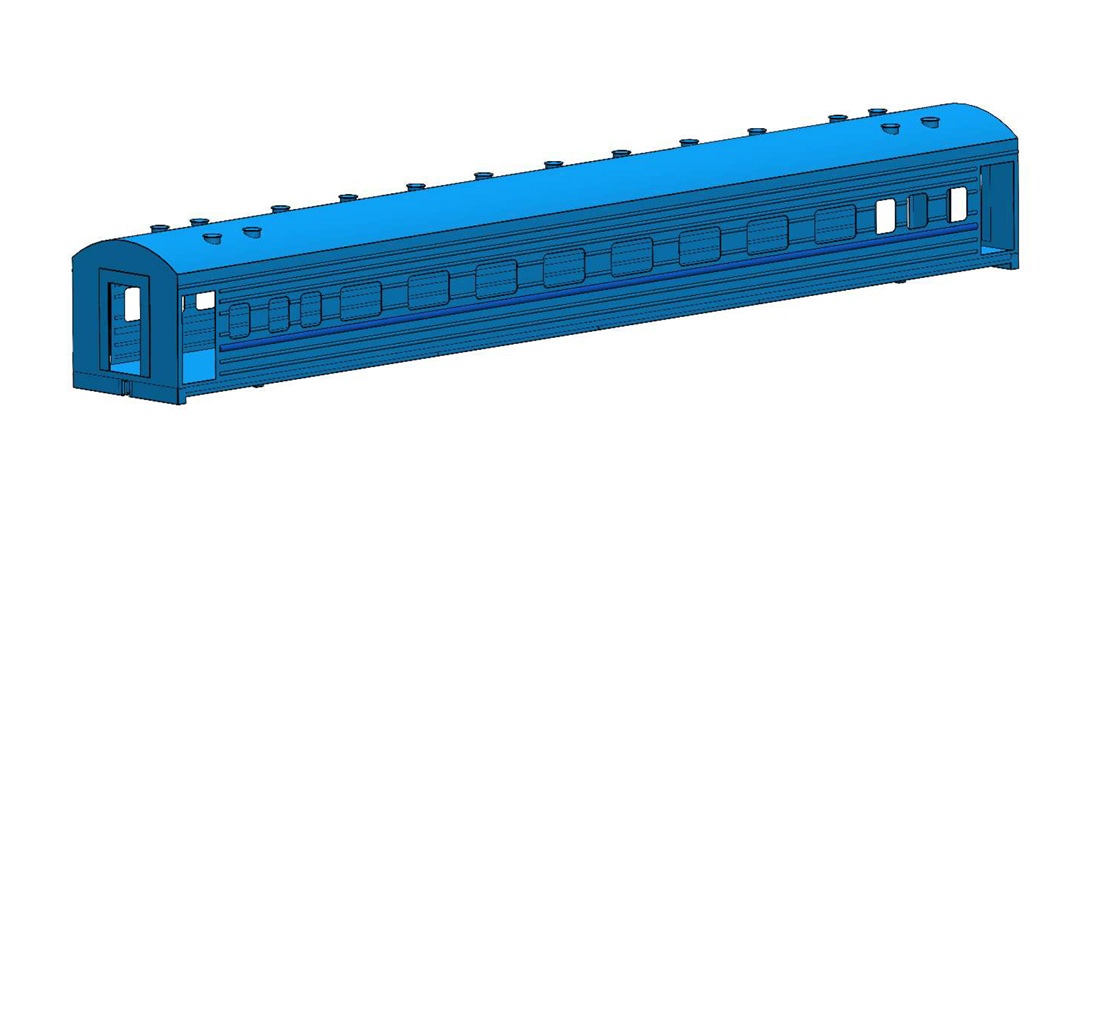 Identifying regularities in the strength indicators of a passenger railroad car body depending on the use of a C-shaped profile with perforation in the girdle beam